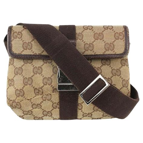 gucci fanny pack brown|Gucci fanny pack ioffer.